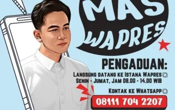 Lapor Mas Wapres, Ini Nomor Akun WA Resminya