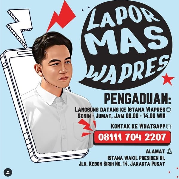 Lapor Mas Wapres