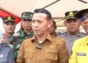 Wabup Tanjab Timur Hadiri Tanam Padi Serentak Se-Provinsi Jambi