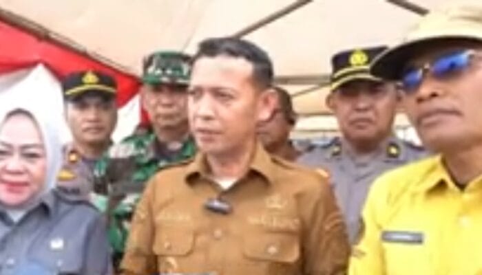Wabup Tanjab Timur Hadiri Tanam Padi Serentak Se-Provinsi Jambi